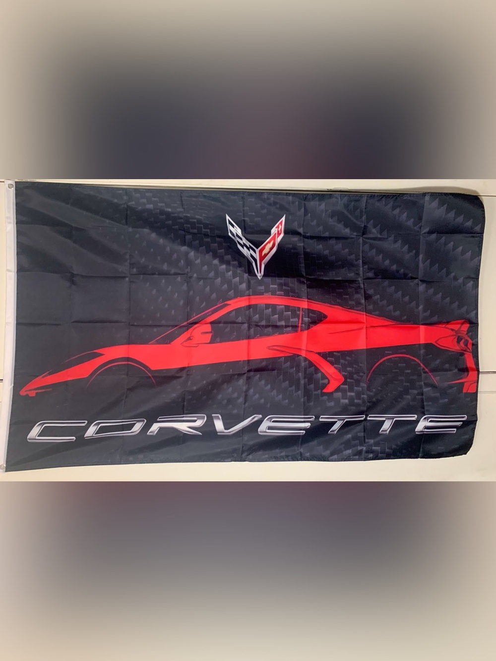 C8 corvette wall banner
